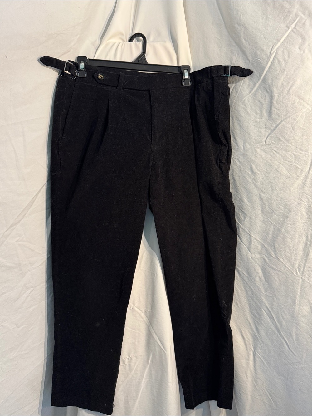 Murano Black Men's Dress Pants - Tailored Straight Leg